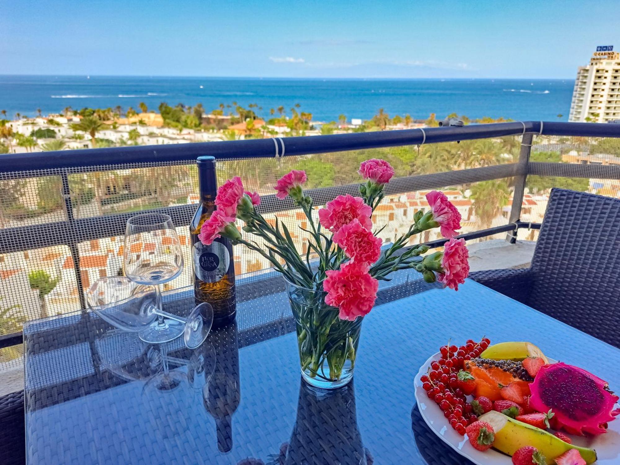Cozy Ocean And La Gomera View Appartment 플라야데라스아메리카스 외부 사진